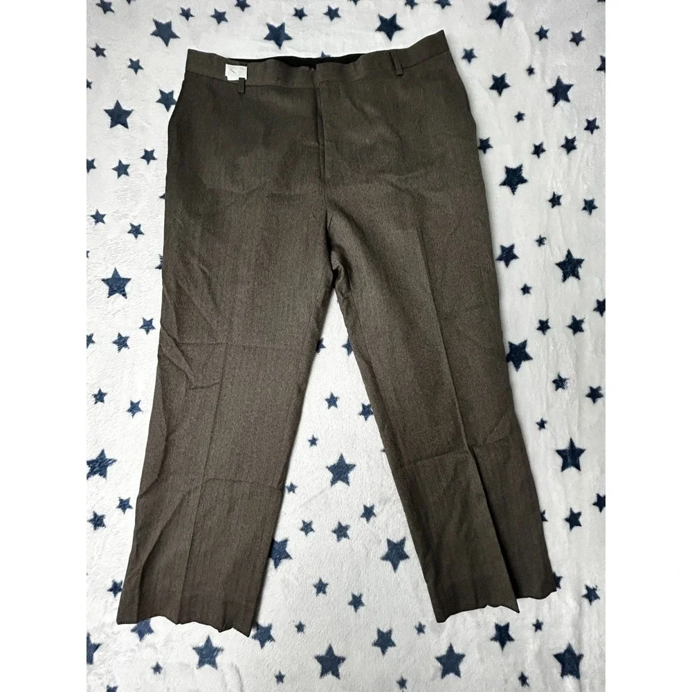 Banana Republic Tailored Slim Fit Dress Pants Mens 38x30 Gray Flat Front